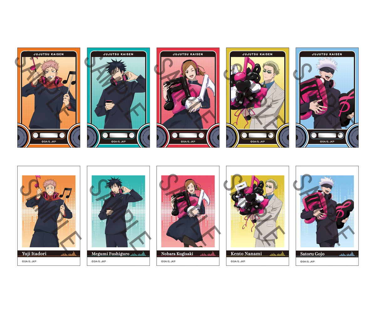 呪術廻戦_描き下ろしミニフォトカードコレクション【ミュージックver.】【コンプリートBOX/10個入】