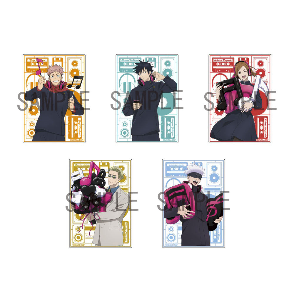 呪術廻戦_描き下ろしアクリルブロックコレクション【ミュージックver.】【コンプリートBOX/5個入】