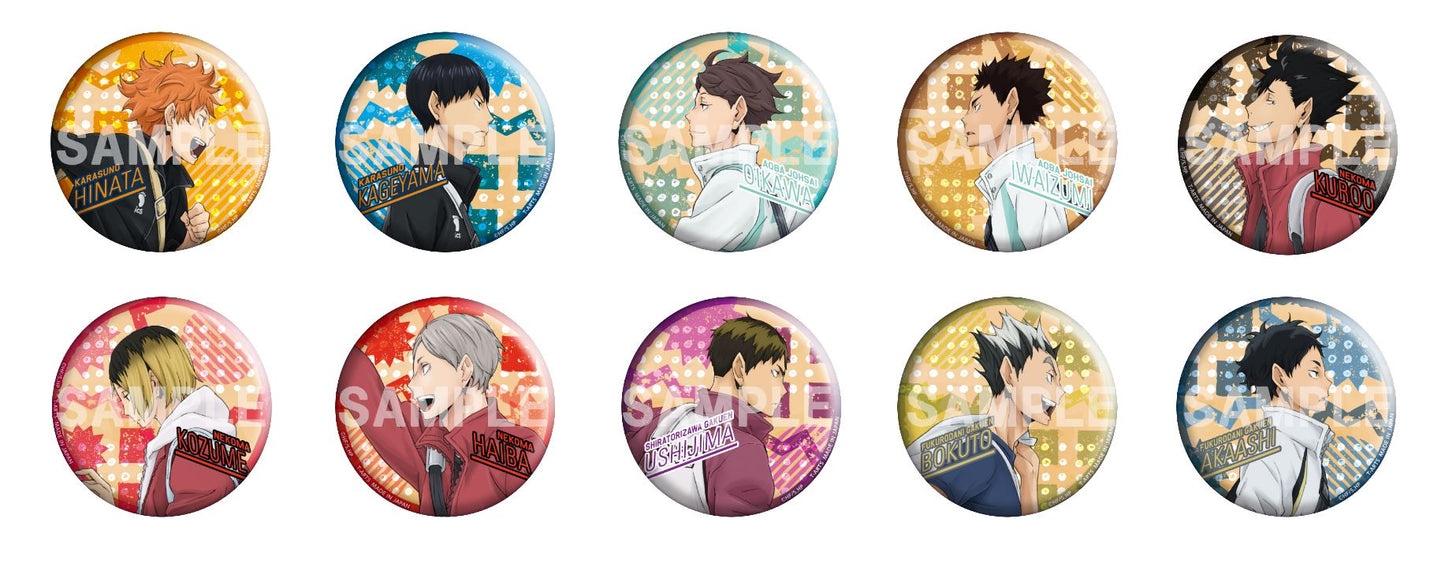 ハイキュー!!_カラパレ 登校 缶バッジ【BOX/10個入り】
