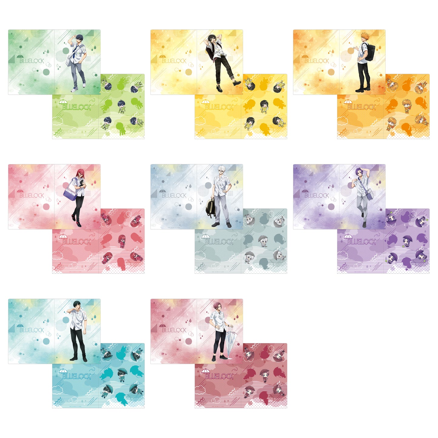 ブルーロック_秋雨 -autumn rain- クリアファイルセット/國神 錬介