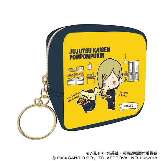 呪術廻戦 第2期_スクエアミニポーチ/七海 建人×ポムポムプリン 呪術廻戦 懐玉・玉折×サンリオキャラクターズ