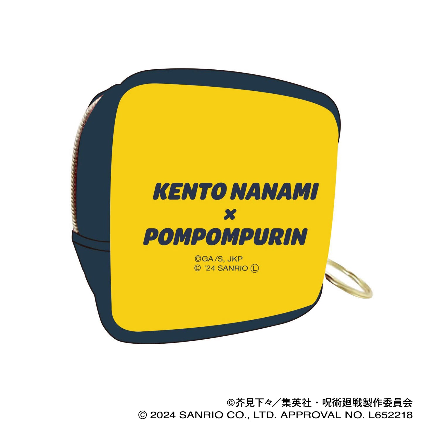 呪術廻戦 第2期_スクエアミニポーチ/七海 建人×ポムポムプリン 呪術廻戦 懐玉・玉折×サンリオキャラクターズ