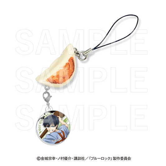 ブルーロック×肉汁餃子のダンダダン_餃子ストラップ 潔世一