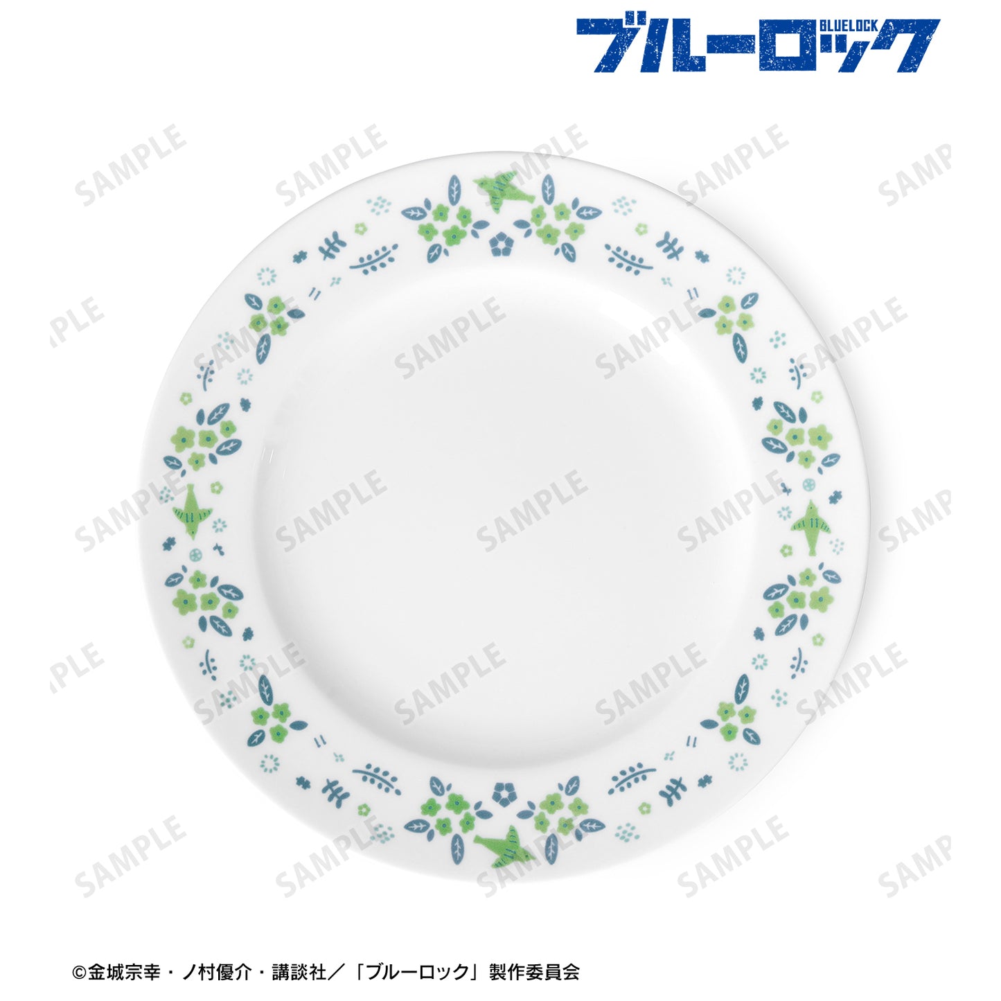 ブルーロック_ノリタケコラボ 潔 世一 フラワーバードデザイン プレート