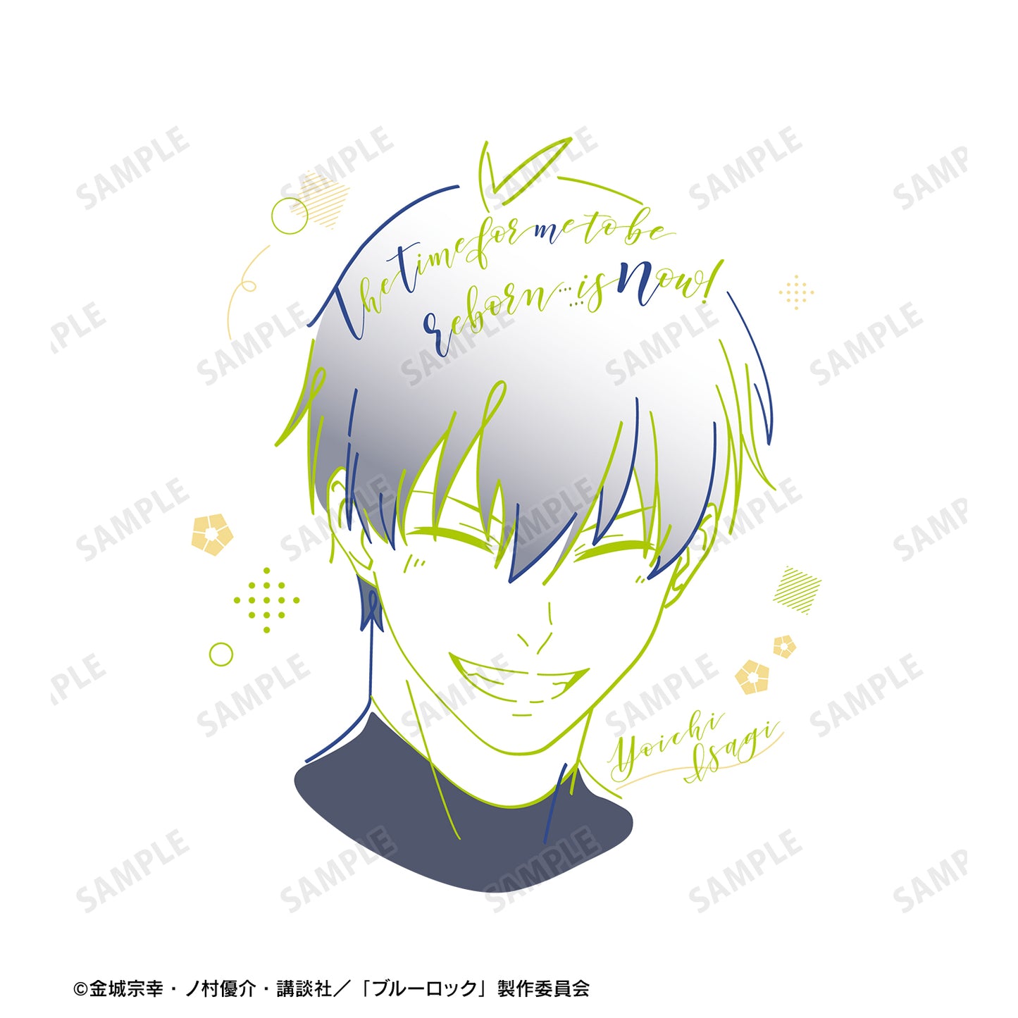 ブルーロック_潔 世一 lette-graph Tシャツレディース