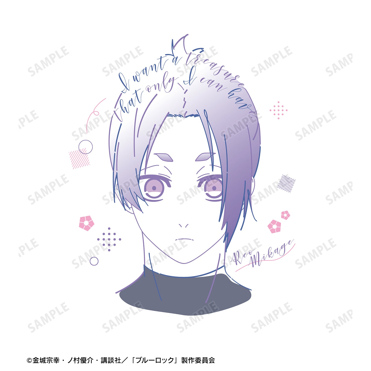 ブルーロック_御影 玲王 lette-graph Tシャツレディース