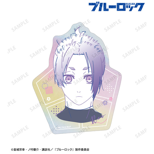 ブルーロック_御影 玲王 lette-graph オーロラステッカー