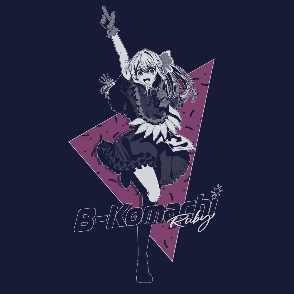 【推しの子】_B小町 ルビー Tシャツ/NAVY