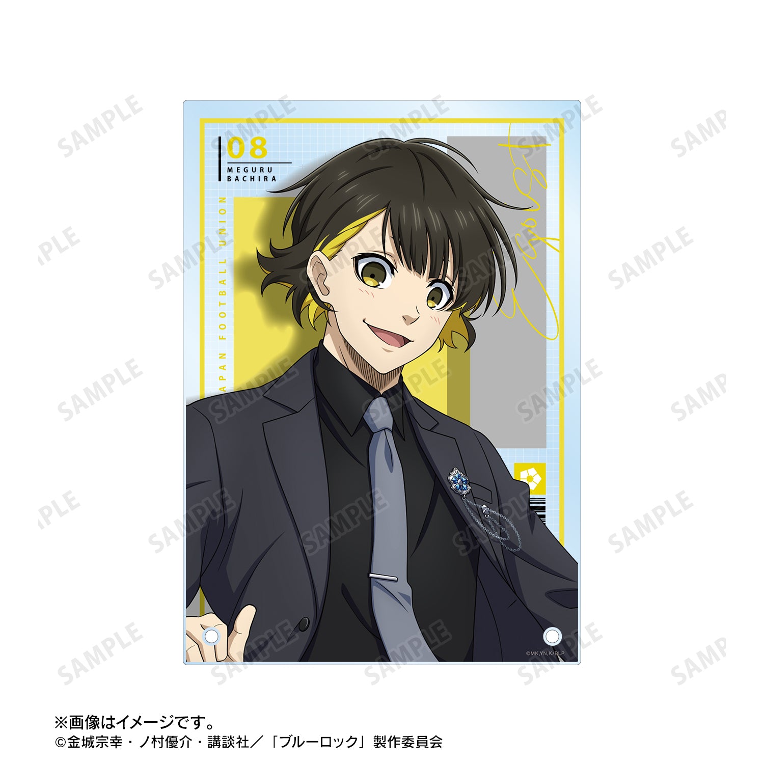 ブルーロック_描き下ろし 蜂楽 廻 スーツモデルver. A5アクリルパネル