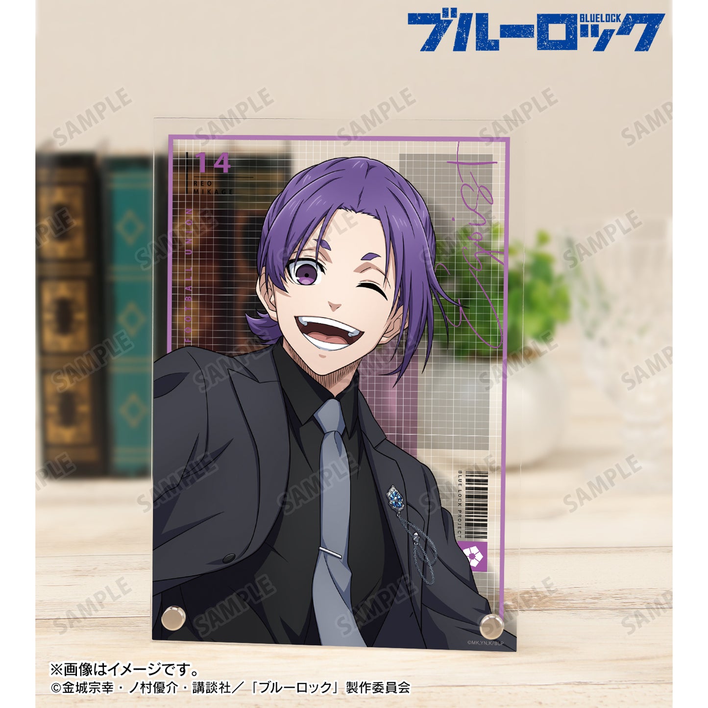 ブルーロック_描き下ろし 御影 玲王 スーツモデルver. A5アクリルパネル
