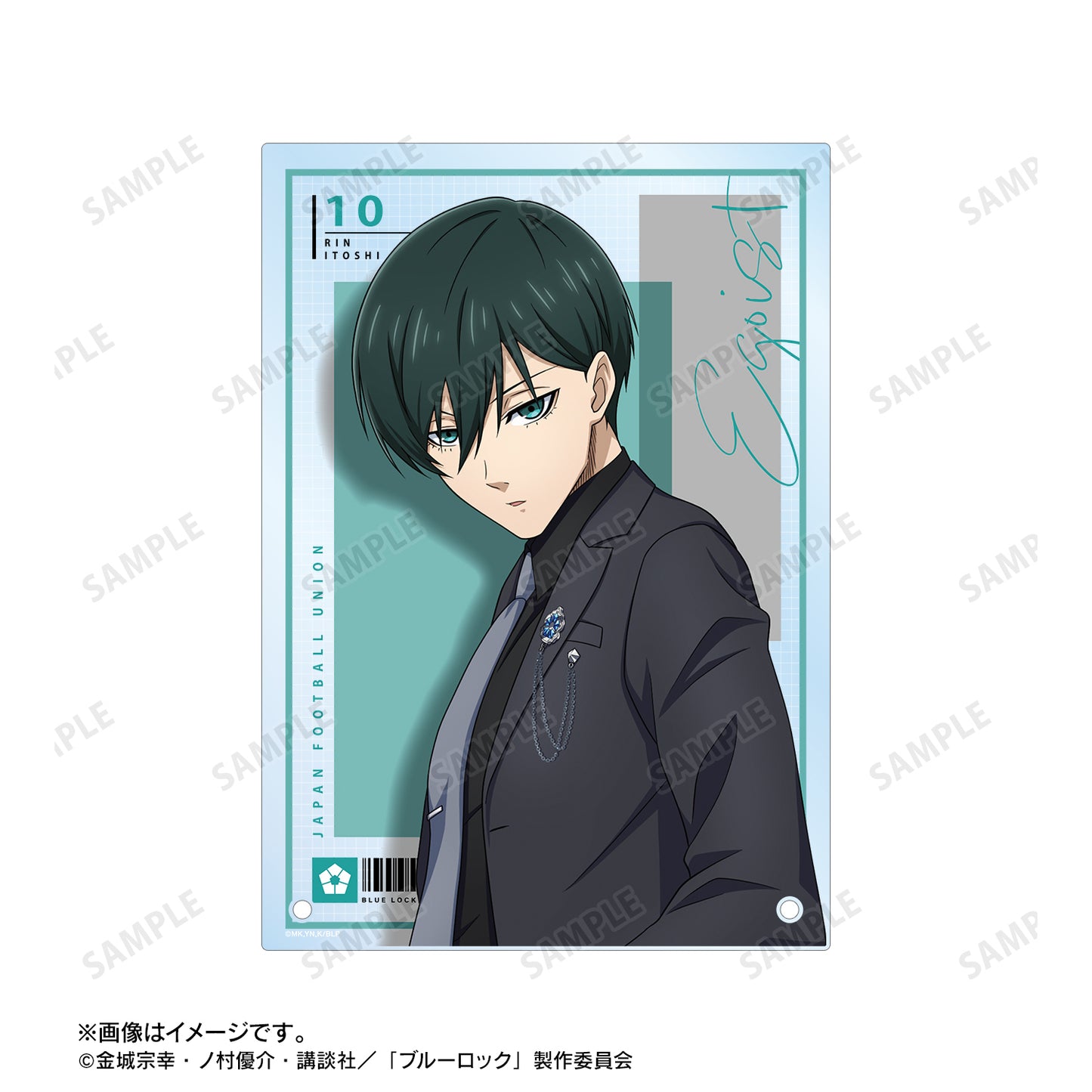 ブルーロック_描き下ろし 糸師 凛 スーツモデルver. A5アクリルパネル