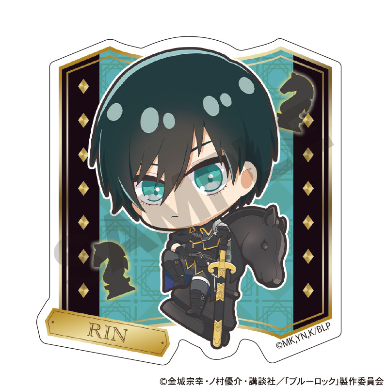 ブルーロック_アクリルクリップ 糸師凛 ミニキャラ チェス