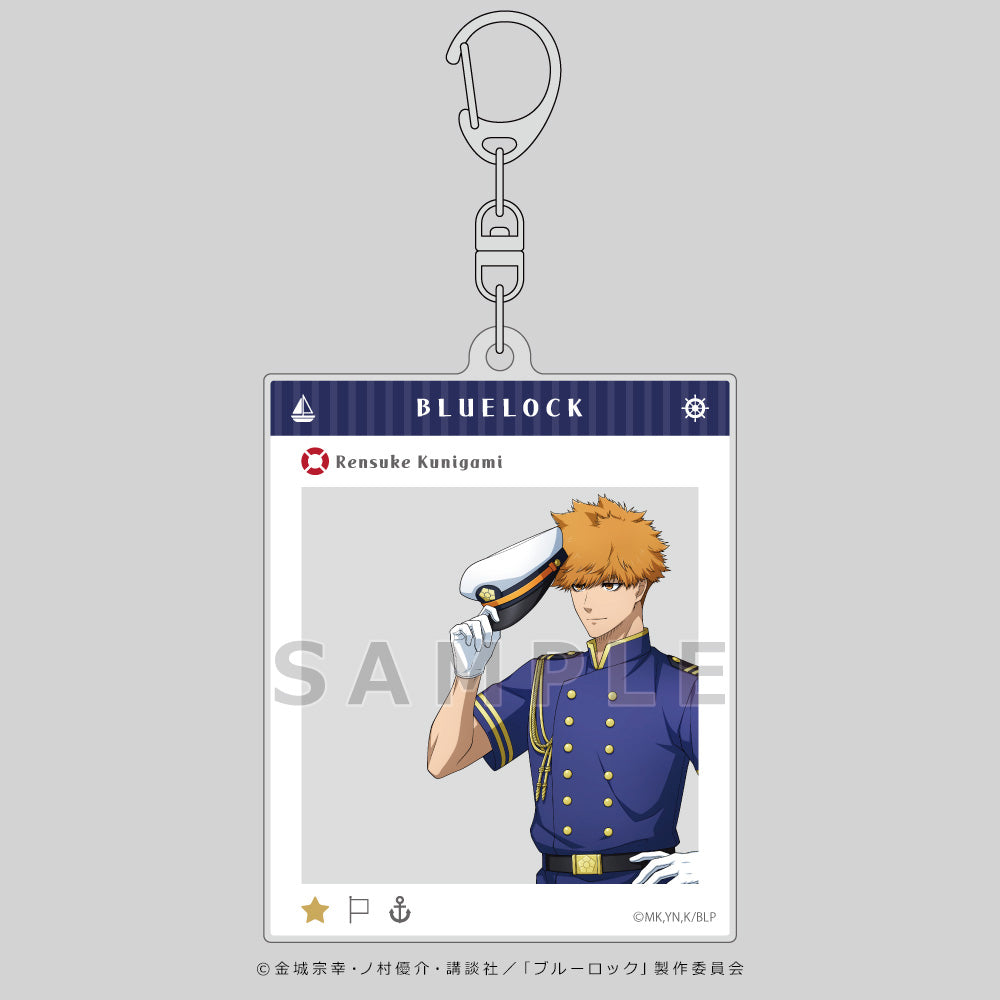 ブルーロック_描き下ろしオーロラアクリルキーホルダー(國神 錬介/マリンルック)