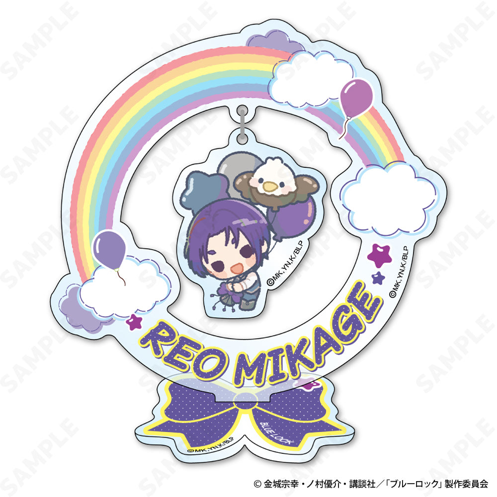 ブルーロック_アクリルスタンド ミニキャラVer. 5 御影玲王 ナポレオンジャケット×鷹 第二弾