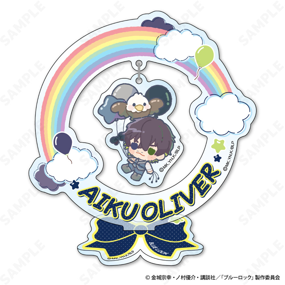 ブルーロック_アクリルスタンド ミニキャラVer. 8 オリヴァ・愛空 ナポレオンジャケット×鷹 第二弾