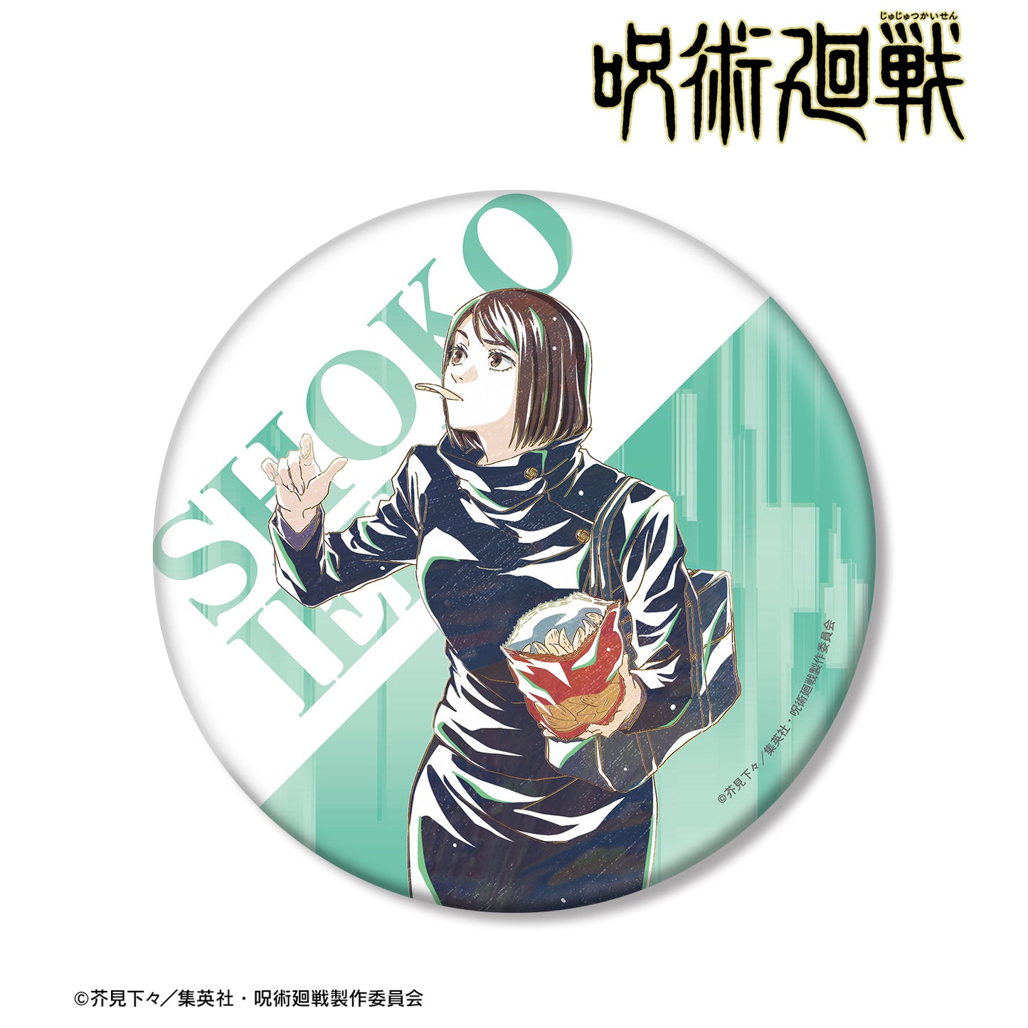 呪術廻戦_家入硝子 Ani-Art 第4弾 懐玉・玉折 BIG缶バッジ