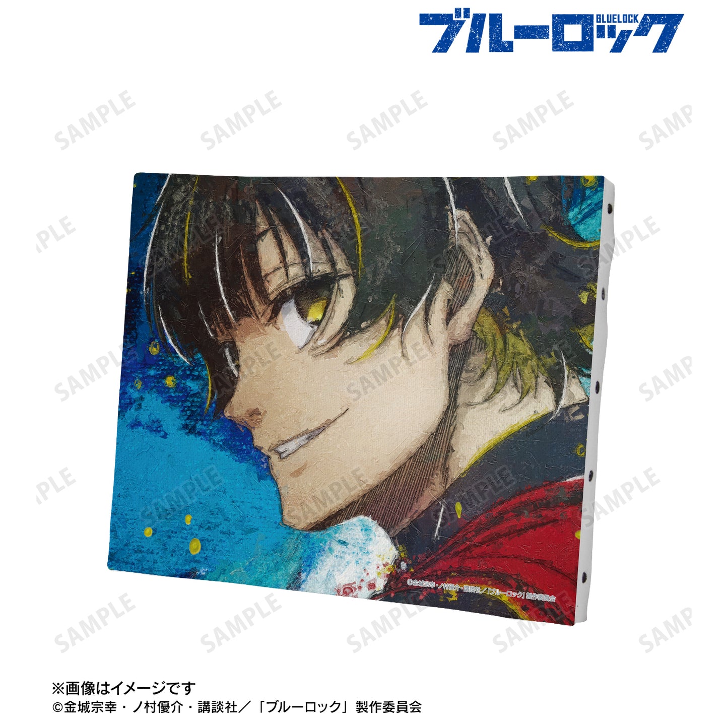 ブルーロック_蜂楽 廻 grunge CANVAS キャンバスボード