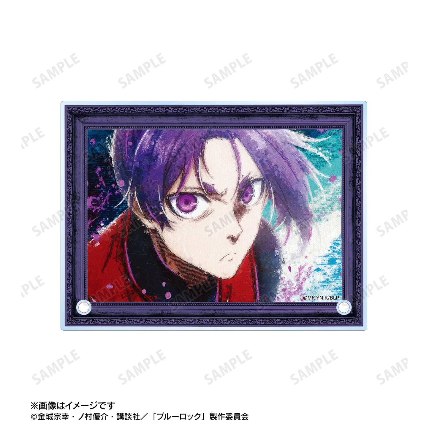 ブルーロック_御影 玲王 grunge CANVAS A6アクリルパネル