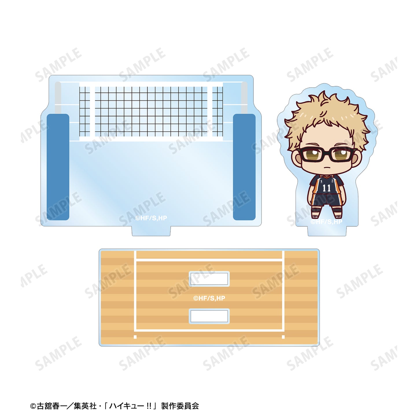 ハイキュー!!_月島 蛍 ちょこんと! ジオラマ風アクリルスタンド