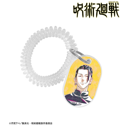 呪術廻戦_夏油 傑 Ani-Art 第2弾 懐玉・玉折 ロッカーキー風アクリルキーホルダー B