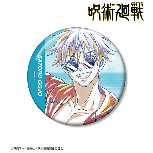 呪術廻戦_五条 悟 めんそーれ Ani-Art 第2弾 懐玉・玉折 100mm缶バッジ
