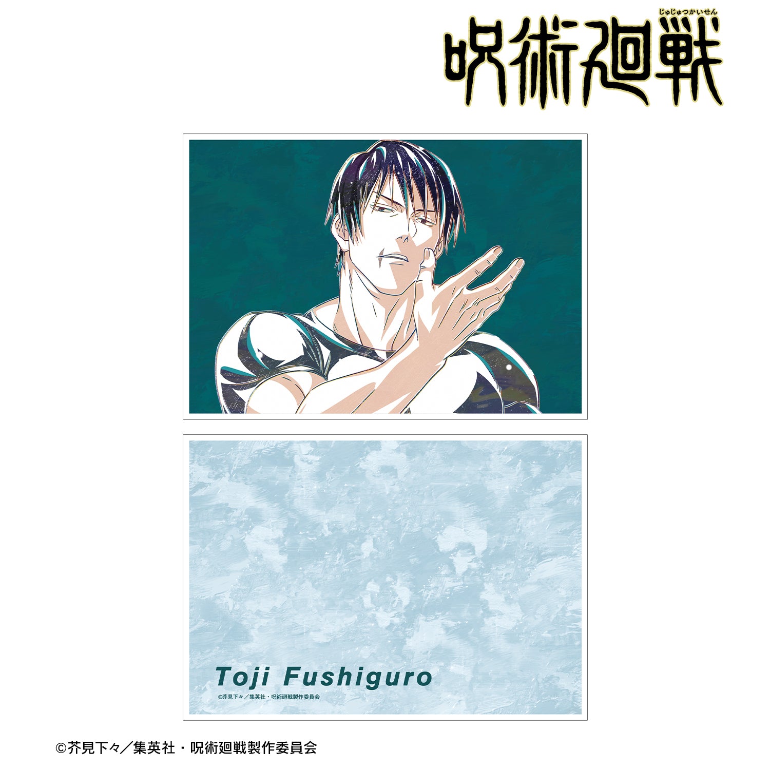 呪術廻戦_伏黒甚爾 Ani-Art 第2弾 懐玉・玉折 A5イラストカード A