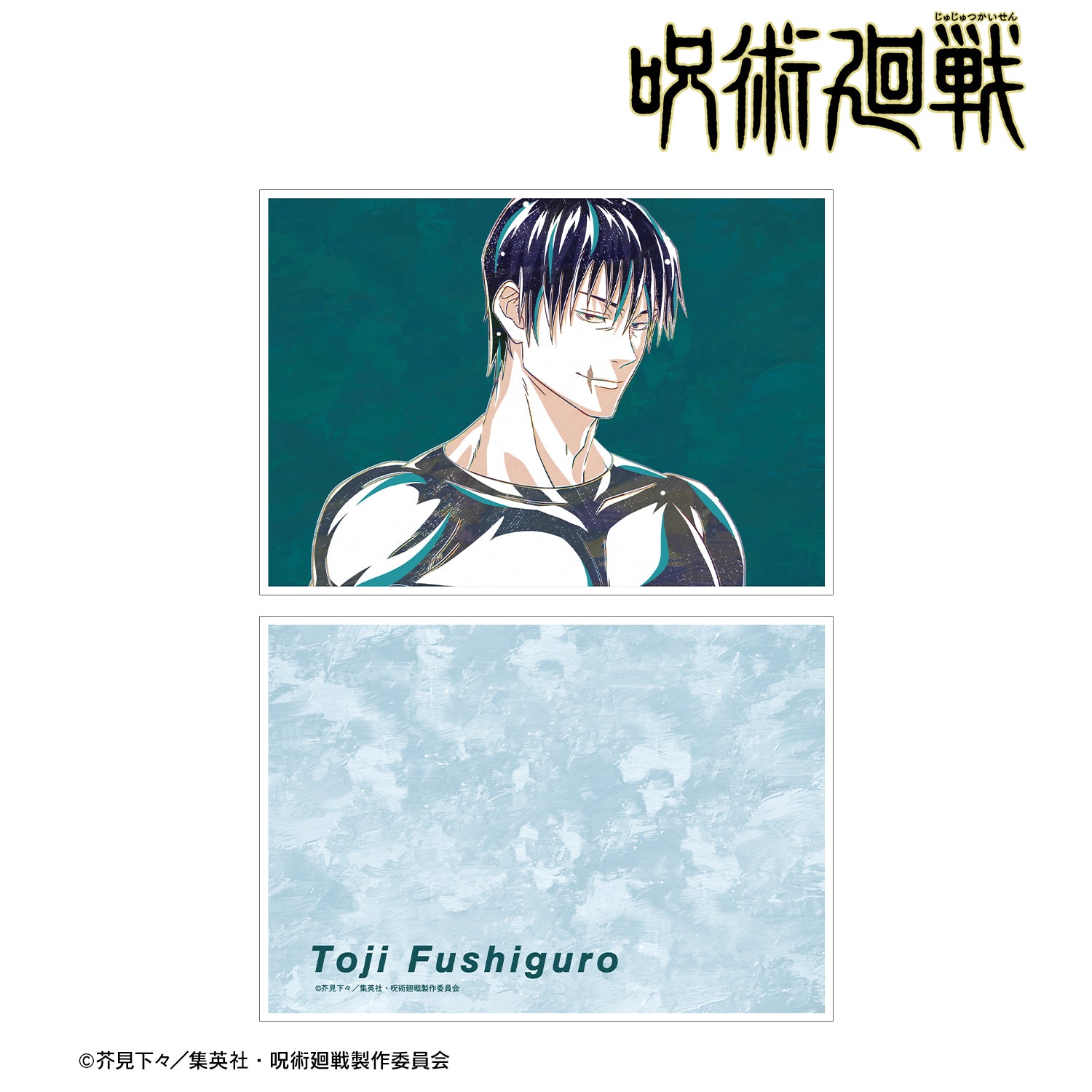 呪術廻戦_伏黒甚爾 Ani-Art 第2弾 懐玉・玉折 A5イラストカード B