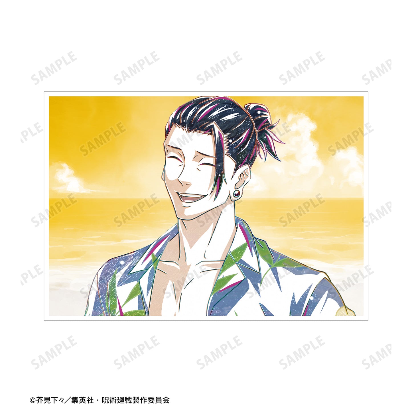 呪術廻戦_夏油 傑 めんそーれ Ani-Art 第2弾 懐玉・玉折 A5イラストカード