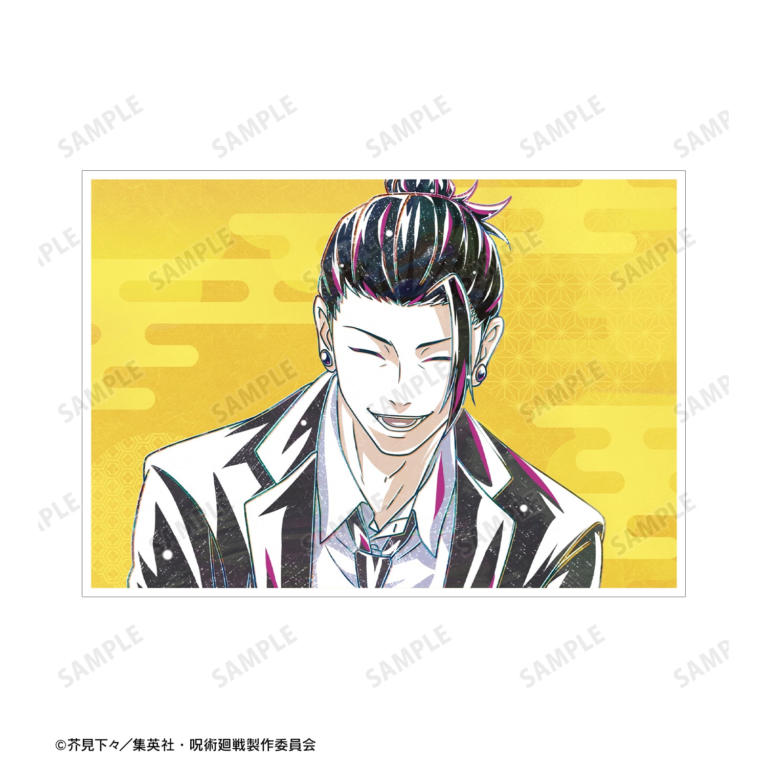 呪術廻戦_夏油 傑 スーツ Ani-Art 第2弾 懐玉・玉折 A5イラストカード