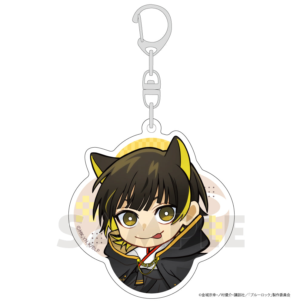 ブルーロック_アクリルキーホルダー(蜂楽 廻/和服ケモミミ)
