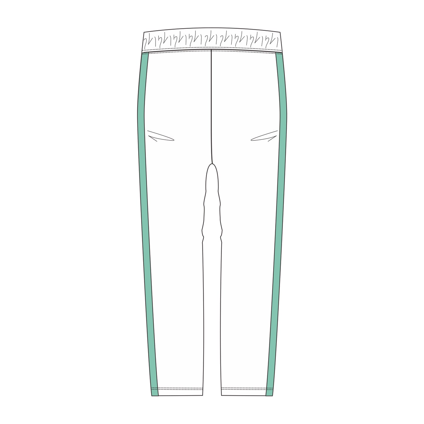 ハイキュー!!_Mサイズ_高校ジャージ パンツ 青葉城西高校