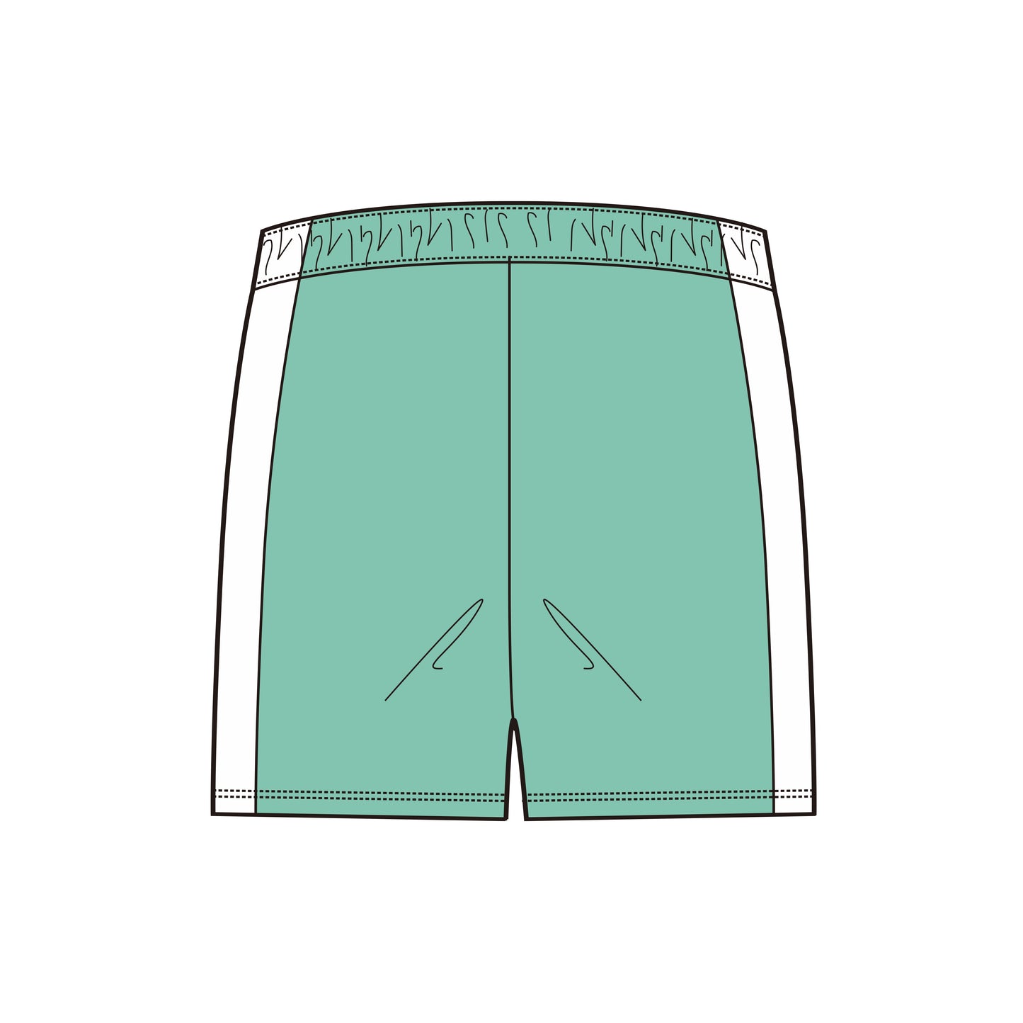 ハイキュー!!_Lサイズ_高校ユニフォーム ハーフパンツ 青葉城西高校