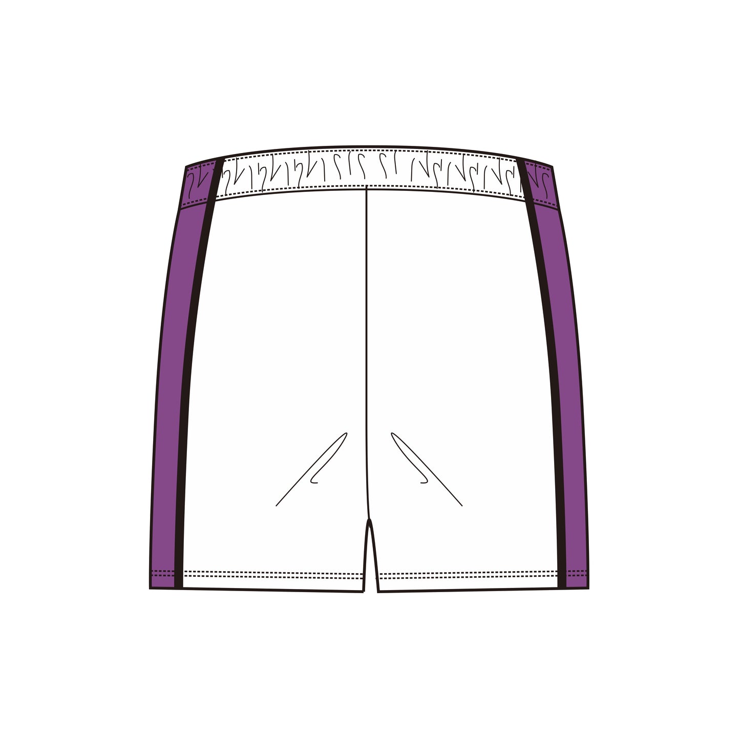 ハイキュー!!_Mサイズ_高校ユニフォーム ハーフパンツ 白鳥沢学園高校