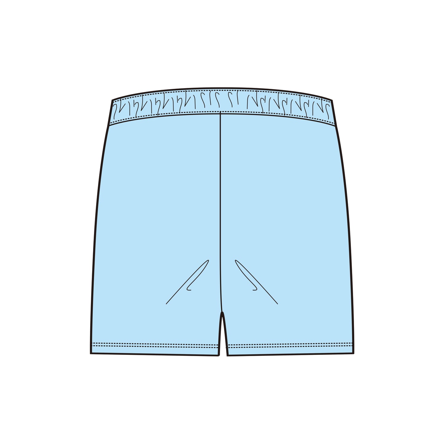 ハイキュー!!_Lサイズ_高校ユニフォーム ハーフパンツ 鴎台高校