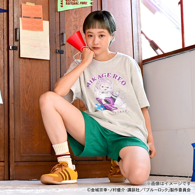 ブルーロック_Ms LUTRAコラボ ゆったりTシャツ(御影 玲王)