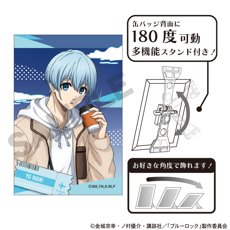 ブルーロック_アート缶バッジ 氷織羊 旅行