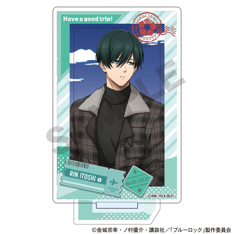 ブルーロック_フレームアクリルスタンド 糸師凛 旅行