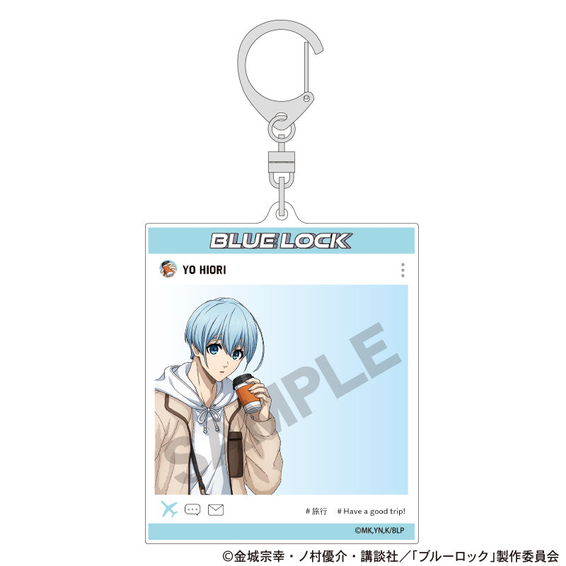 ブルーロック_SNS風アクリルキーホルダー 氷織羊 旅行