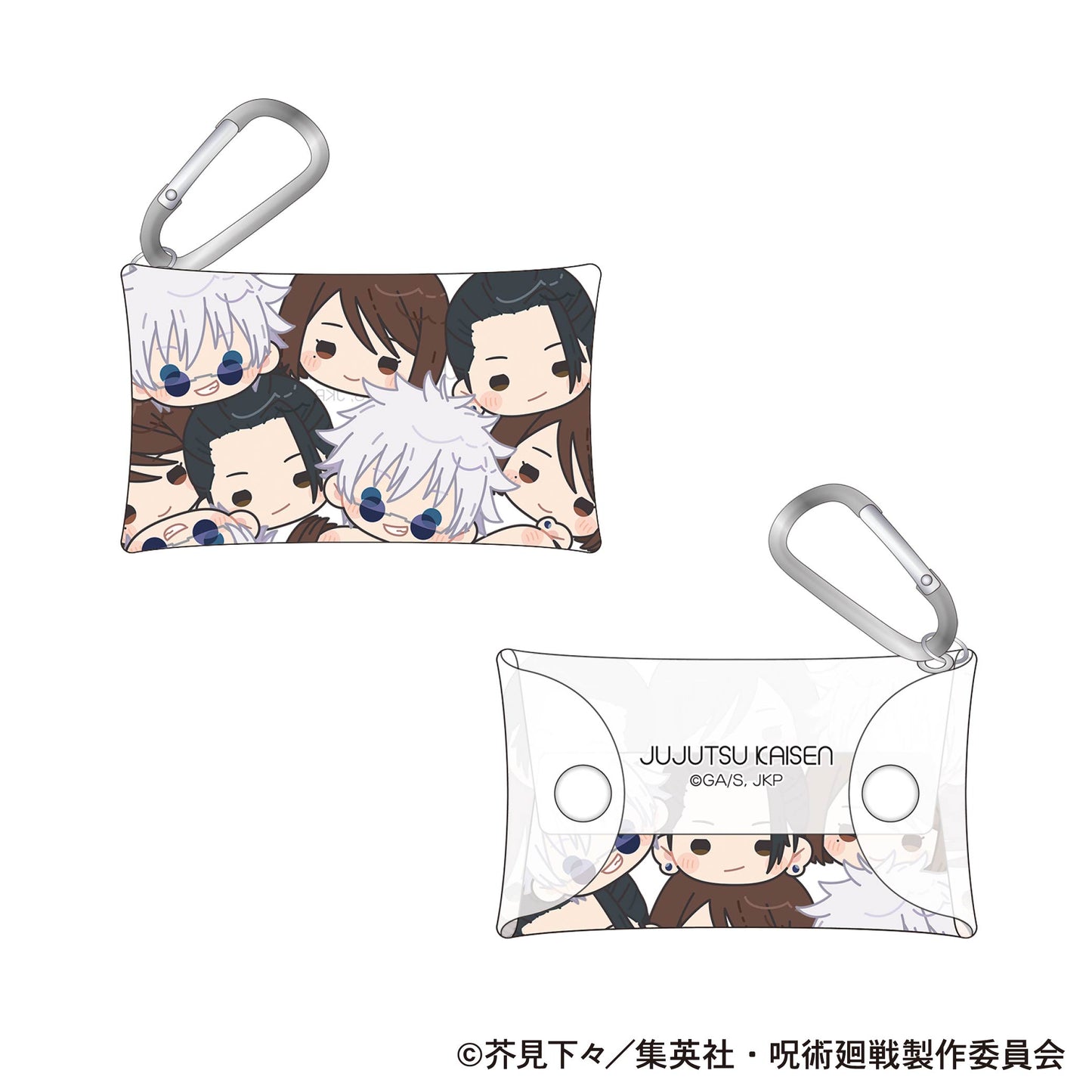 呪術廻戦 第2期_カラビナ付きクリアポーチ/五条 悟・夏油 傑・家入 硝子 懐玉・玉折