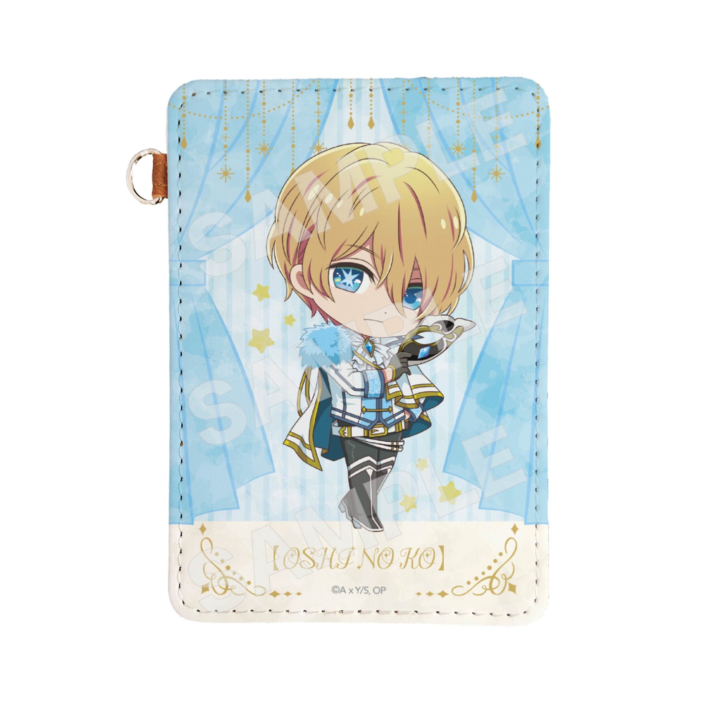 【推しの子】_レザーパスケース /08 アクア(仮面舞踏会ver.)