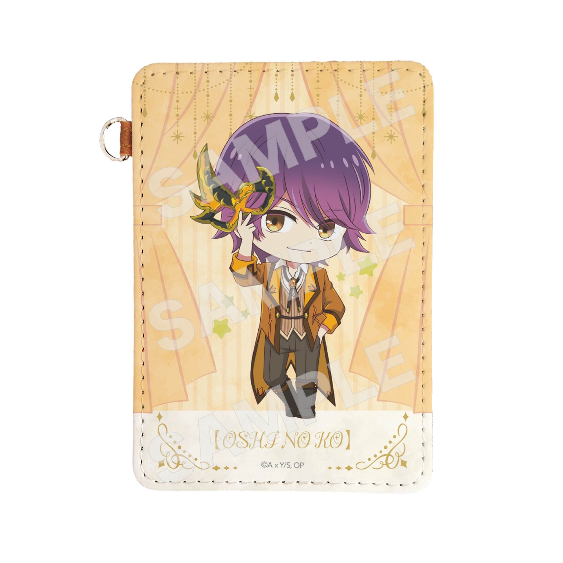 【推しの子】_レザーパスケース /14 鳴嶋メルト(仮面舞踏会ver.)