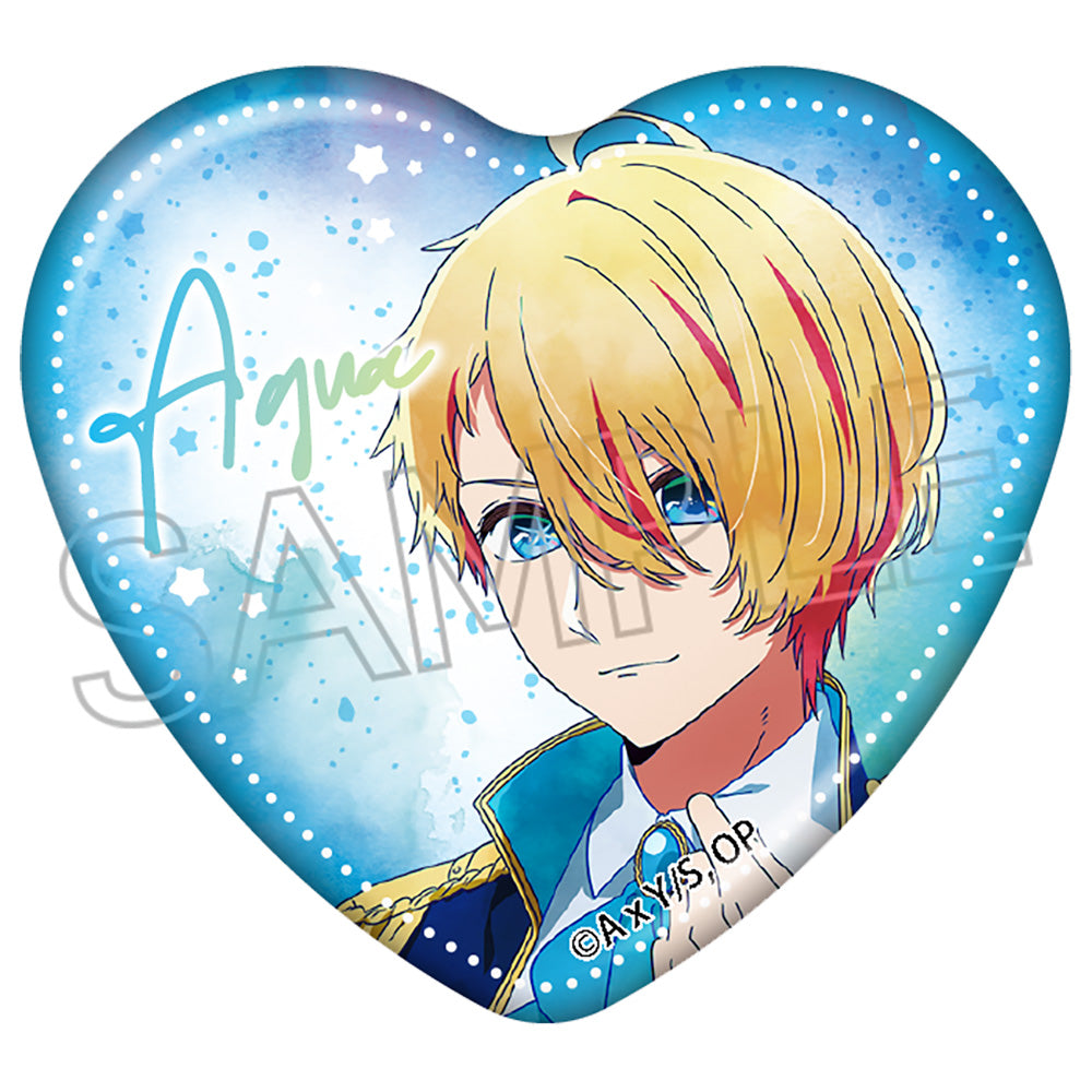 【推しの子】_ウェットカラーシリーズ ハート缶バッジ -Twinkle Star-【コンプリートBOX/5個入り】