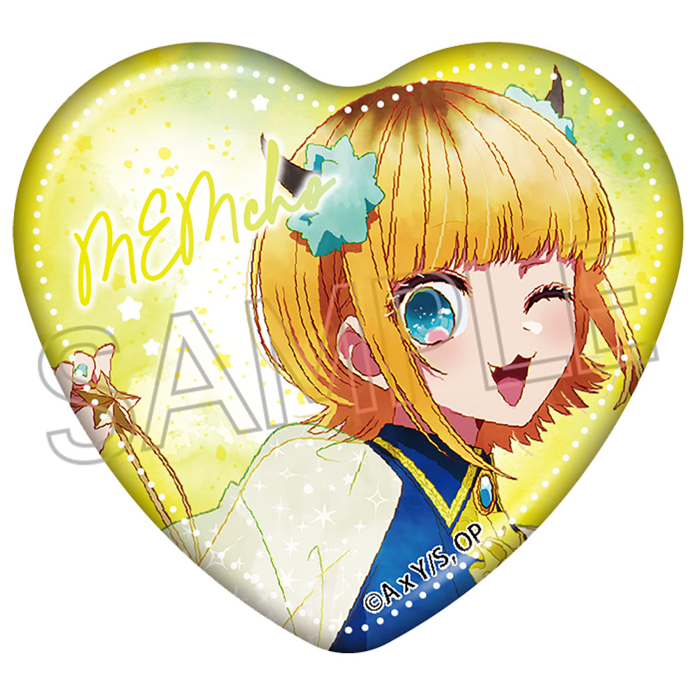 【推しの子】_ウェットカラーシリーズ ハート缶バッジ -Twinkle Star-【コンプリートBOX/5個入り】