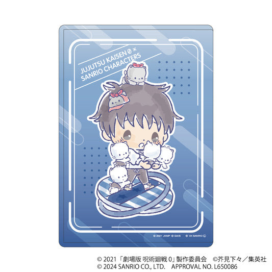 劇場版 呪術廻戦 0×サンリオキャラクターズ_キャラクリアケース 01/乙骨憂太×ニャニィニュニェニョン(コラボイラスト)