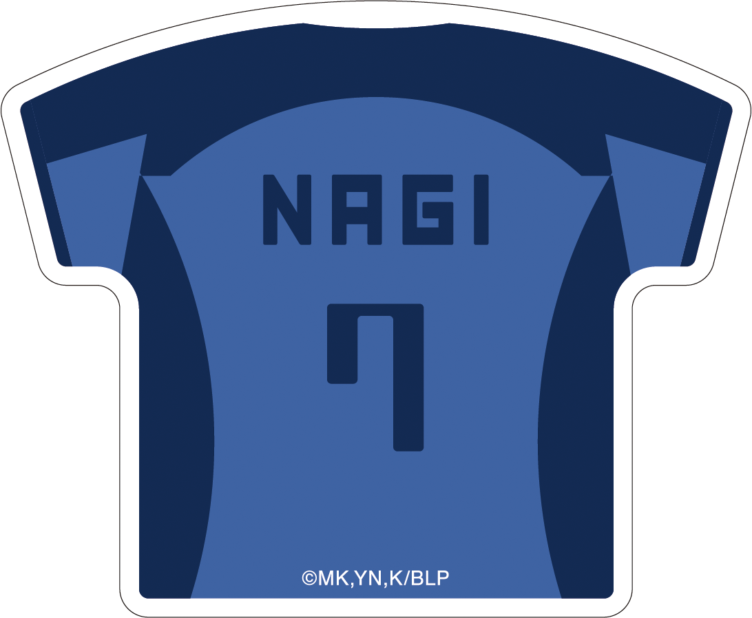 ブルーロック_ユニフォーム形クリップマグネット/凪 誠士郎