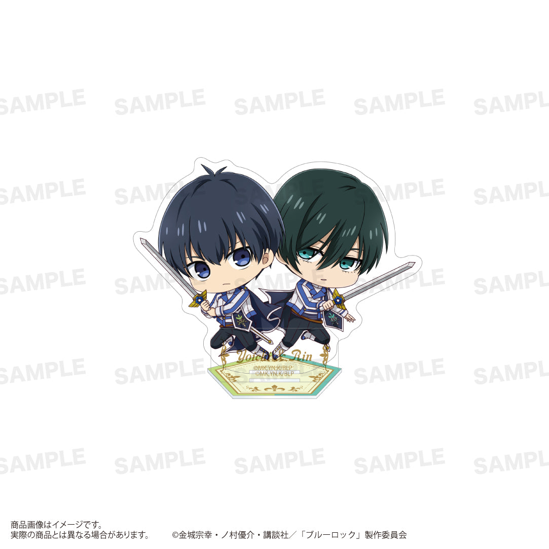 ブルーロック_アクリルスタンド(きゃらほっぴん!)騎士ver. 潔 世一&糸師 凛