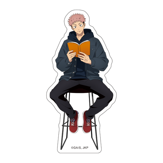 呪術廻戦 第2期_ダイカットステッカー/虎杖悠仁 読書