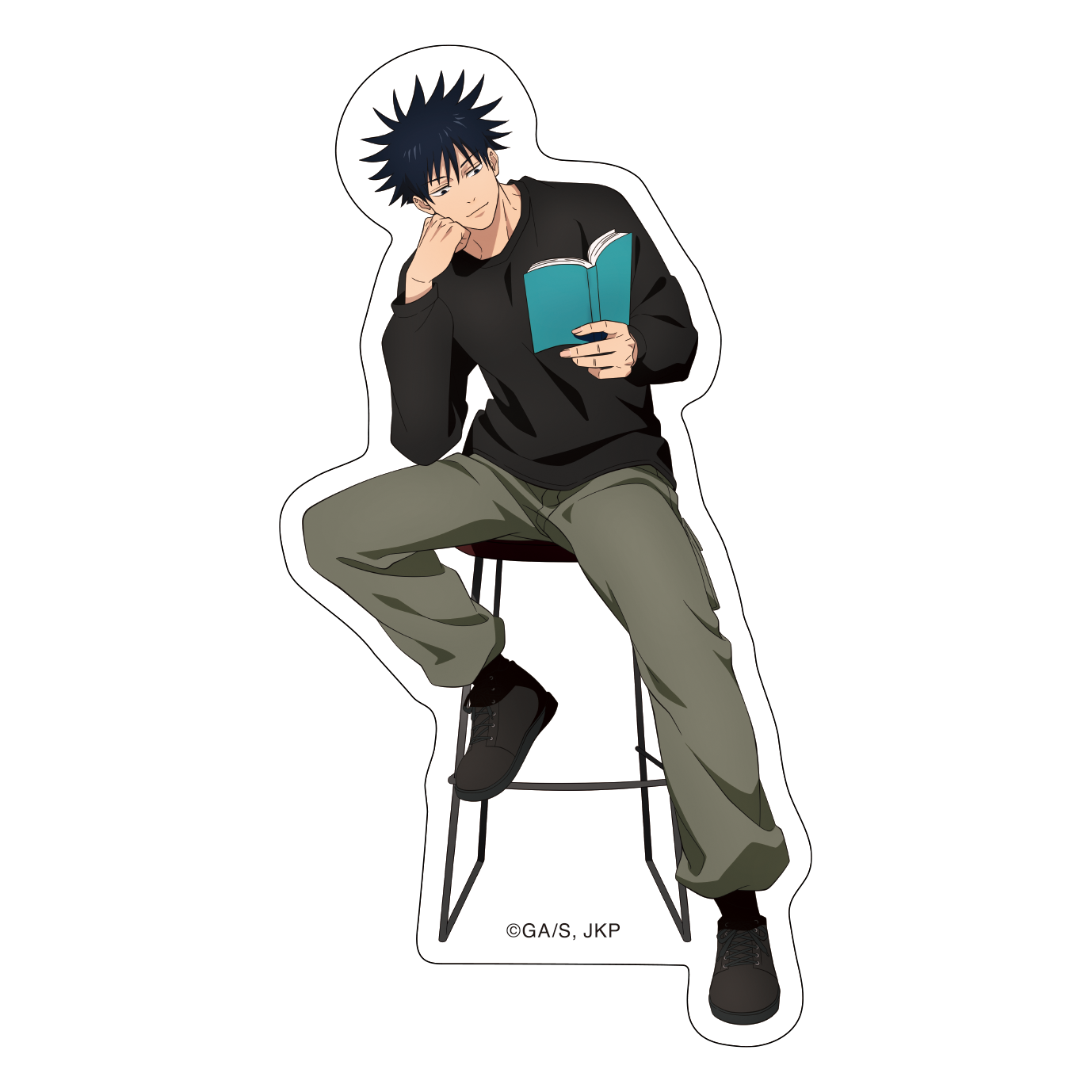 呪術廻戦 第2期_ダイカットステッカー/伏黒恵 読書