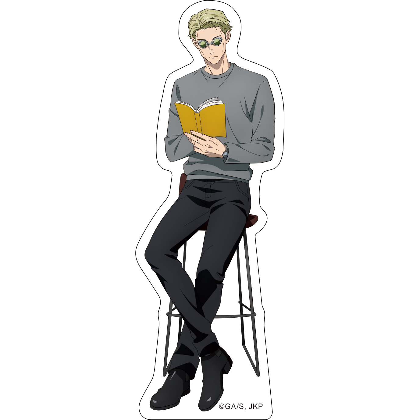 呪術廻戦 第2期_ダイカットステッカー/七海建人 読書