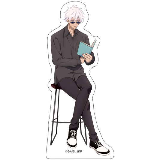 呪術廻戦 第2期_ダイカットステッカー/五条悟 読書